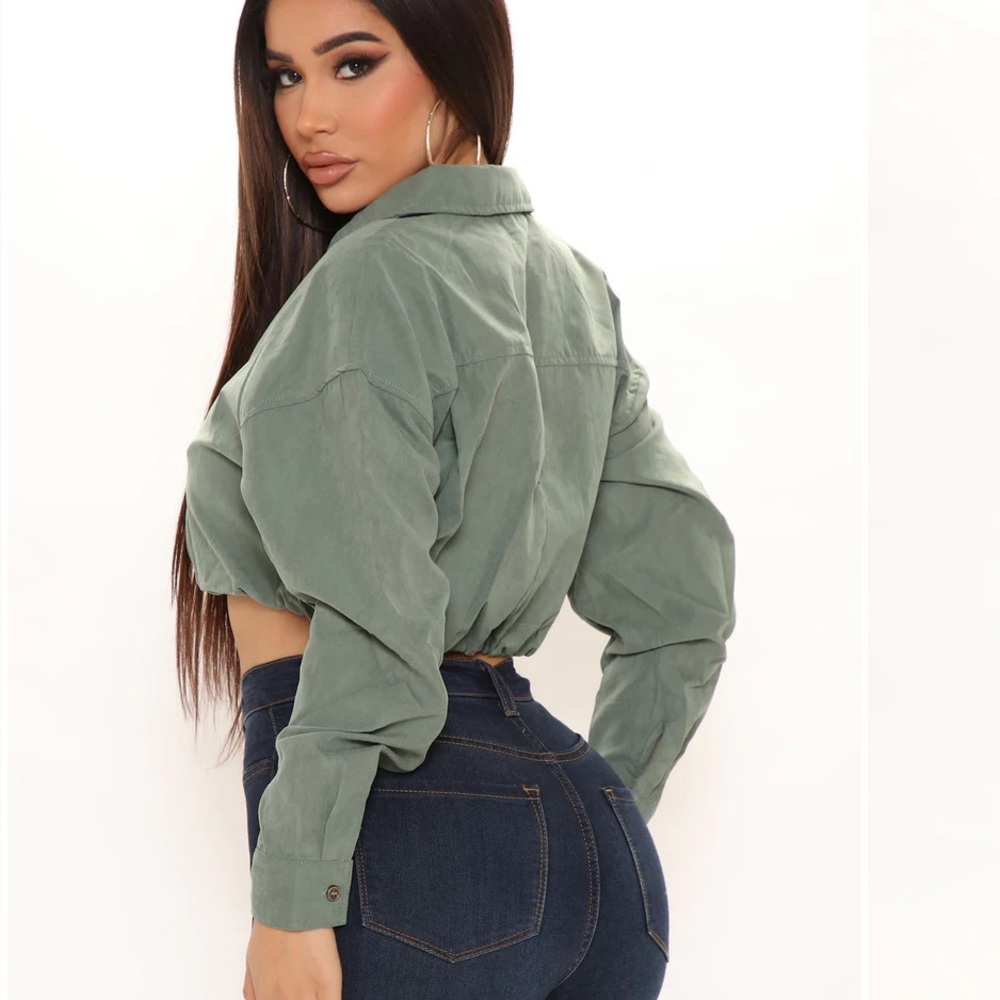Green Jacket Top - image 3